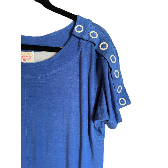 Plenty by Tracy Reese Womens Cotton Knit Front Pouch Pocket T-Shirt Dress Size P - Picture 3 of 7